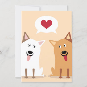 Tarjeta Festiva Muestra tu amor con Corgis