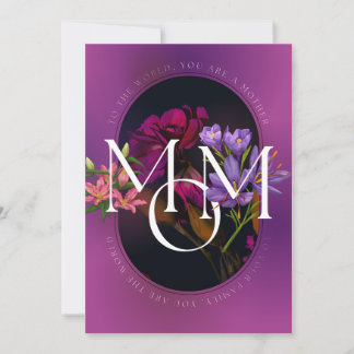 Tarjeta Festiva Mujeres, Al mundo, Día de la Madre o Cumpleaños,  