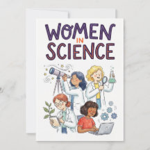 Mujeres en la Ciencia – Ilustración inspiradora de