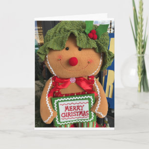 TARJETA FESTIVA MUÑECA DE JENGIBRE CON DESEOS PARA **HIJA JOVEN**