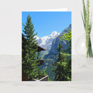 Tarjeta Festiva Murren en Suiza