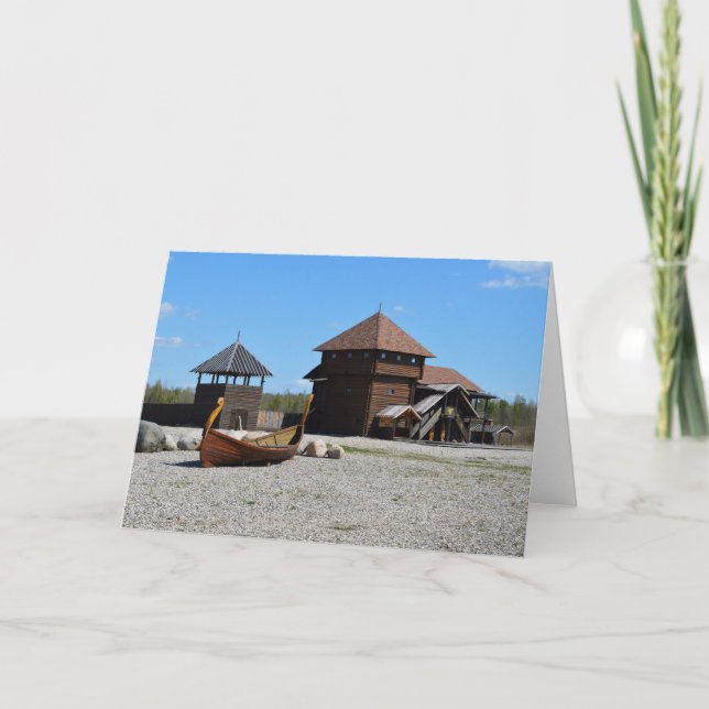 Tarjeta Festiva Museo de Viking (Anverso)