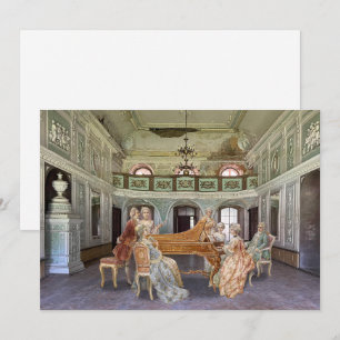 Tarjeta Festiva Música congelada