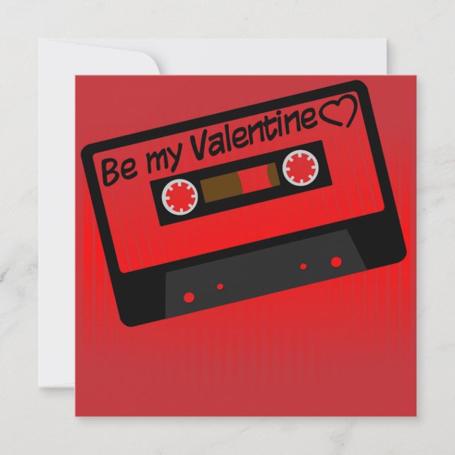 Tarjeta Festiva Música de San Valentín (Anverso)
