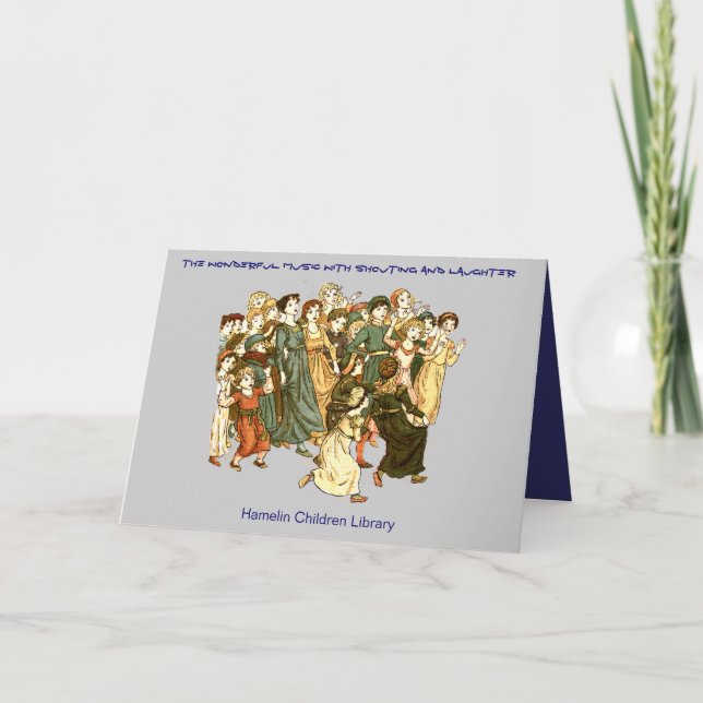 Tarjeta Festiva Música maravillosa (Anverso)