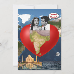 Tarjeta Festiva Musulmán indio