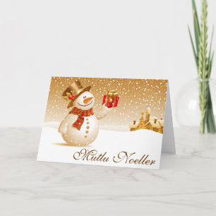 Tarjeta Festiva Mutlu Noeller