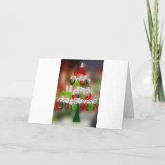 Tarjeta Festiva muy alegres navidades