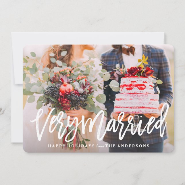 Tarjeta Festiva Muy casado (Anverso)