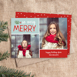 Tarjeta Festiva Muy Feliz Collage de fotos 2