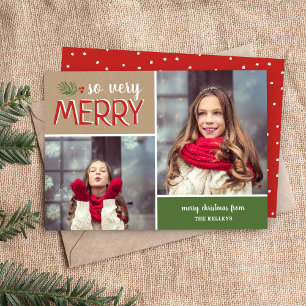 Tarjeta Festiva Muy Feliz Collage de fotos 2