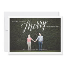 Muy Feliz Deseos Navideños Foto Saludo