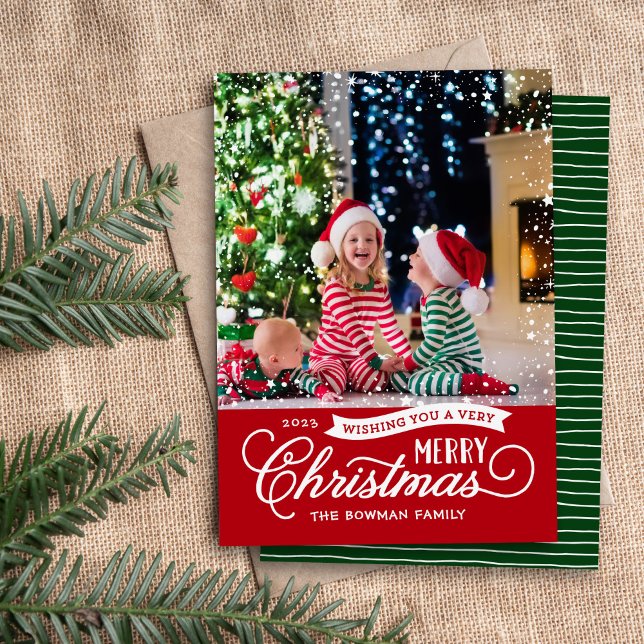 Tarjeta Festiva Muy Feliz Navidad. (Subido por el creador)