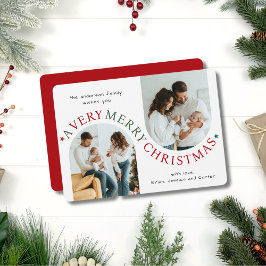 Tarjeta Festiva Muy Feliz Navidad, foto de arte moderno