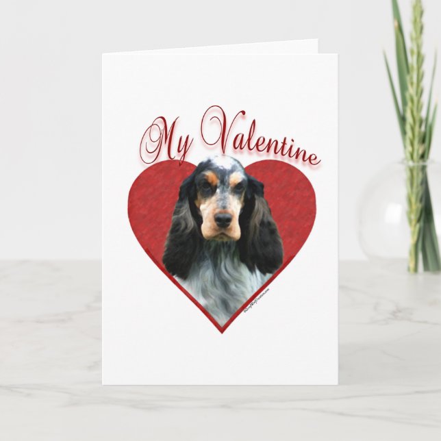 Tarjeta Festiva My English Cocker Spaniel Valentine (Anverso)