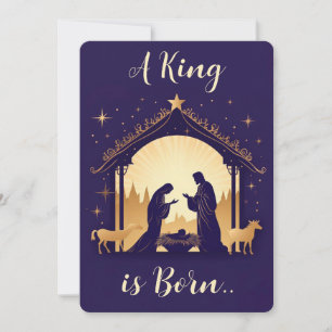 Tarjeta Festiva Nace un rey