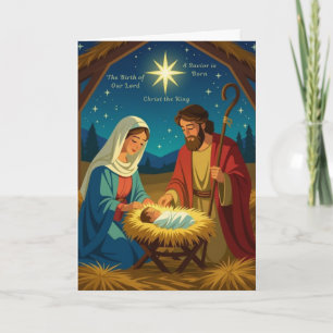 Tarjeta Festiva Nace un Salvador