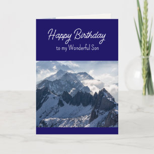 Tarjeta Festiva Nacimiento cristiano hijo maravilloso Inspirador