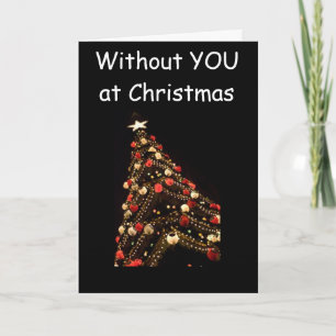 TARJETA FESTIVA NADA ESTÁ BIEN SIN USTEDES EN NAVIDADES