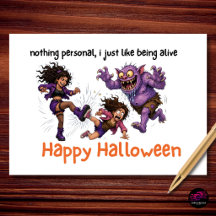 Nada Personal Me Gusta Estar Vivo Halloween