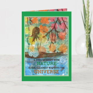 Tarjeta Festiva Namaste Thinking of You Greding Card (Pensando en