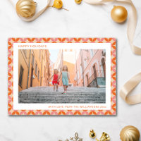 Naranja Rosa De Medio Siglo De Mod Único Dos Fotog