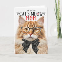 Naranja Tabby Cat para mamá en el día de la madre