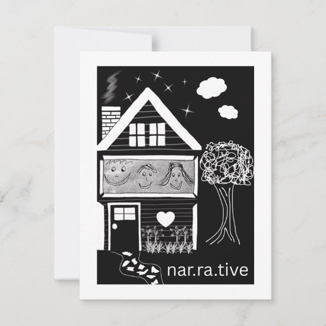 Tarjeta Festiva Narrativa (Anverso)