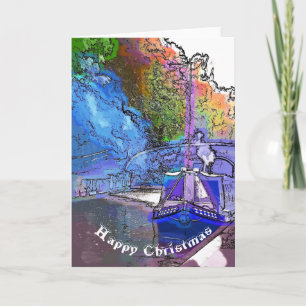 TARJETA FESTIVA NARROWBOATS