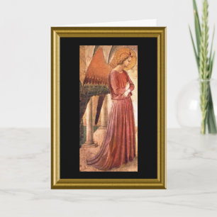 Tarjeta Festiva Natale de Buon - rezo de St Francis en italiano