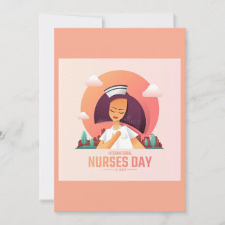 Tarjeta Festiva National Nurse's Day Greeting Card