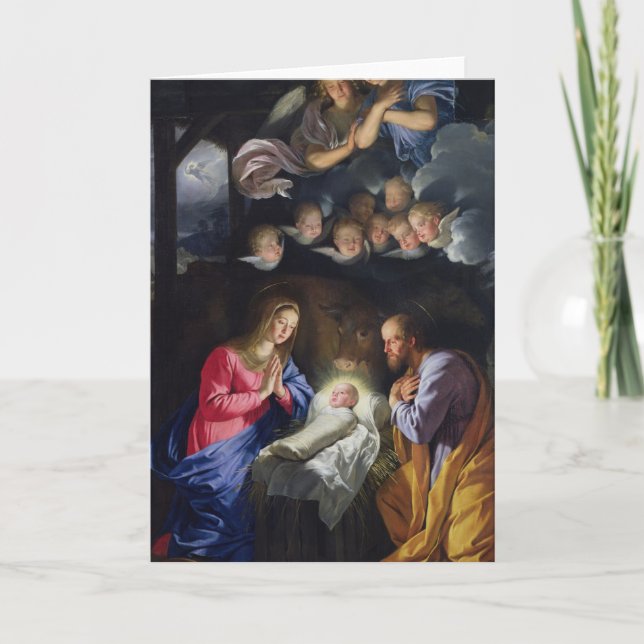 Tarjeta Festiva Natividad (Anverso)