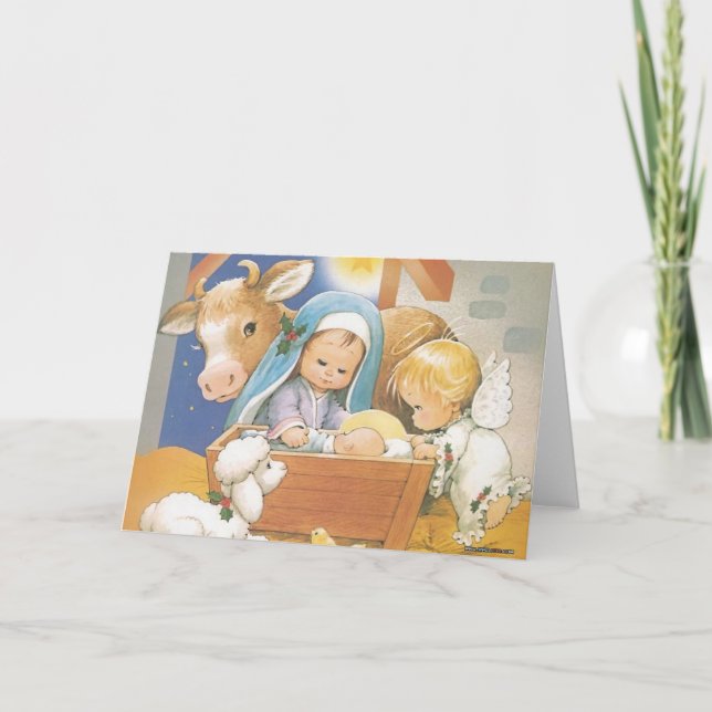 Tarjeta Festiva Natividad (Anverso)