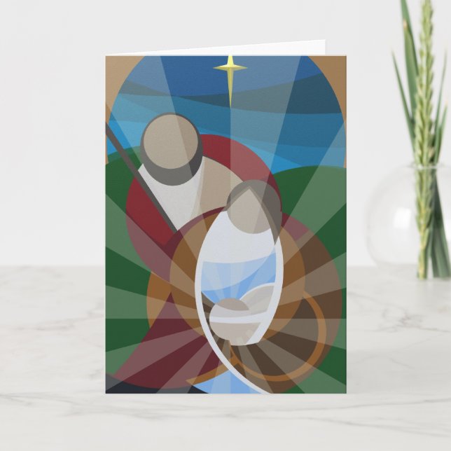 Tarjeta Festiva Natividad (Anverso)
