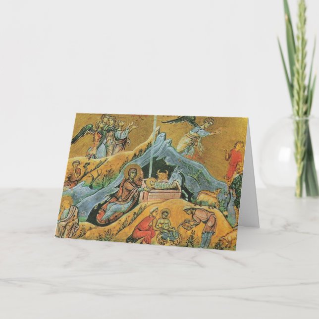 Tarjeta Festiva Natividad (Anverso)