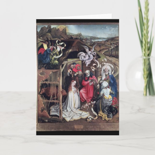 Tarjeta Festiva Natividad, c.1425 (Anverso)