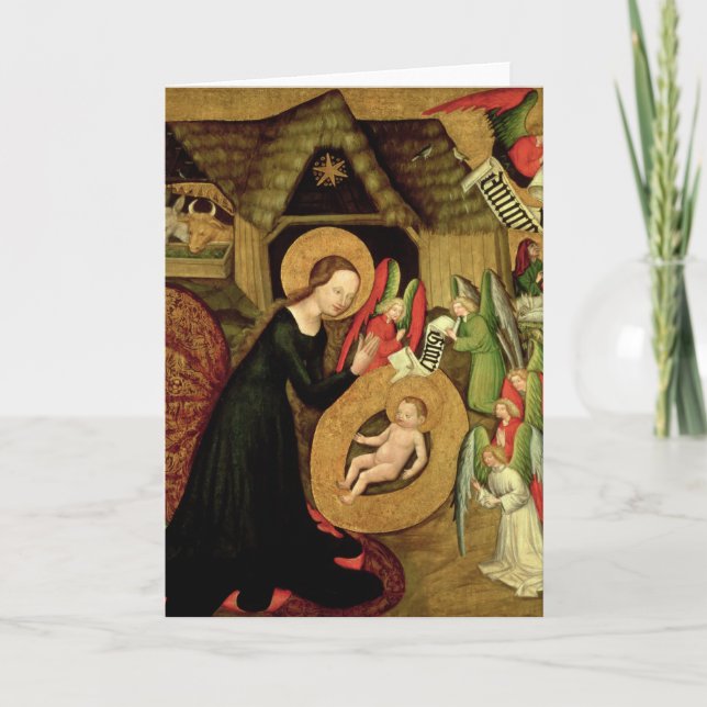 Tarjeta Festiva Natividad, c.1425 (Anverso)