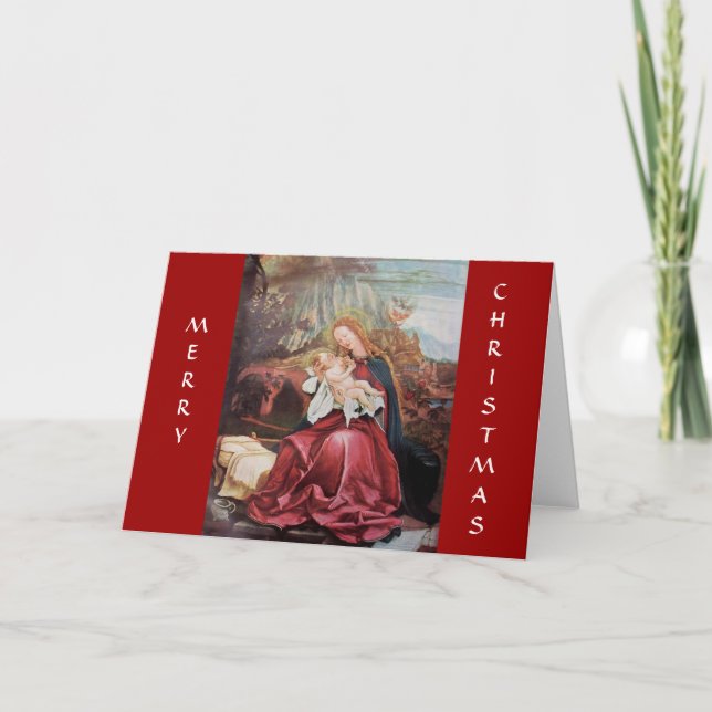 TARJETA FESTIVA NATIVIDAD CON ÁNGELES - MAGIA DE NAVIDADES (Anverso)