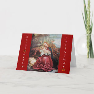 TARJETA FESTIVA NATIVIDAD CON ÁNGELES - MAGIA DE NAVIDADES
