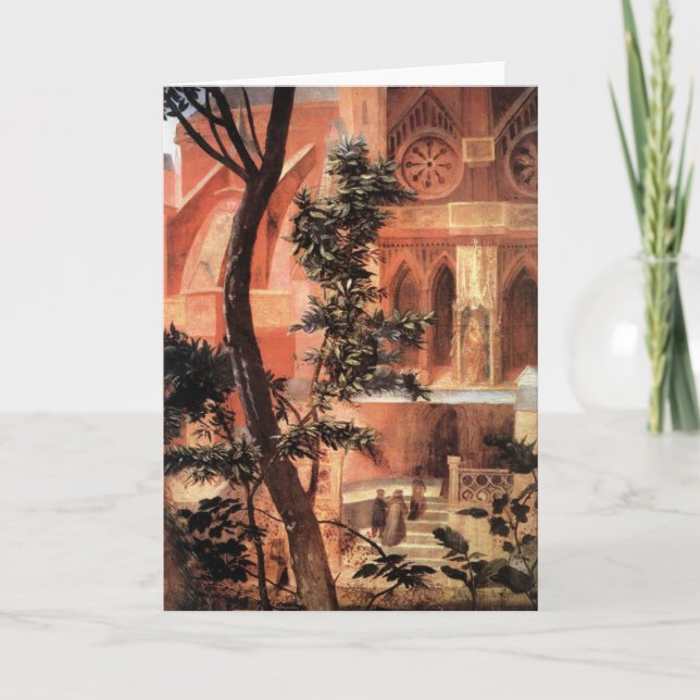 TARJETA FESTIVA NATIVIDAD CON LILLAS BLANCAS - MAGIA DE NAVIDADES (Anverso)