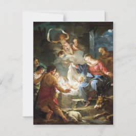 Tarjeta Festiva Natividad de Jean-Baptiste Marie Pierre