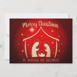 Tarjeta Festiva Natividad de los navidades