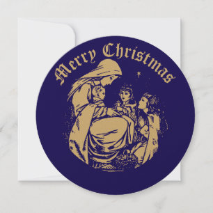 Tarjeta Festiva Natividad de los navidades