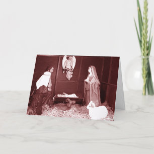 Tarjeta Festiva Natividad de los Navidades
