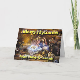 Tarjeta Festiva Natividad de los quesos