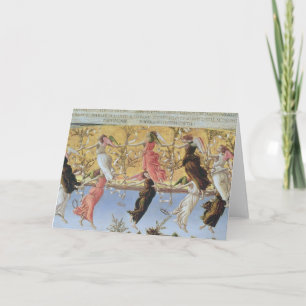 Tarjeta Festiva Natividad mística