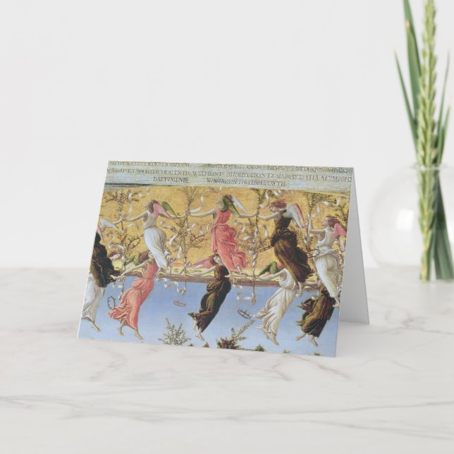 Tarjeta Festiva Natividad mística (Anverso)