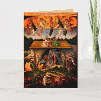 Tarjeta Festiva NATIVIDAD MÍSTICA Antigua bendición irlandesa de N