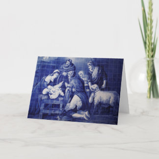 Tarjeta Festiva Nativity scene