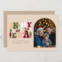 Tarjeta Festiva Natural Warmth My Nutcracker Era Christmas Photo